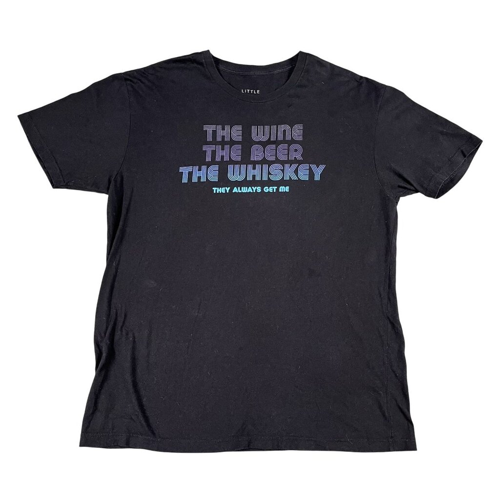 Little Big Town The Wine the Beer the Whiskey They Always Get Me T-Shirt Sz XL‎